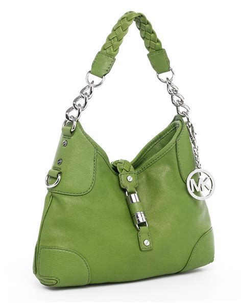 michael kors plant bag|michael kors green shoulder bags.